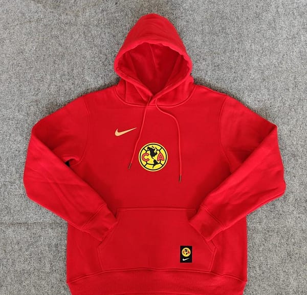 24/25 Club America Navy/Red/Black/Beige/Grey Hoodie - Image 4