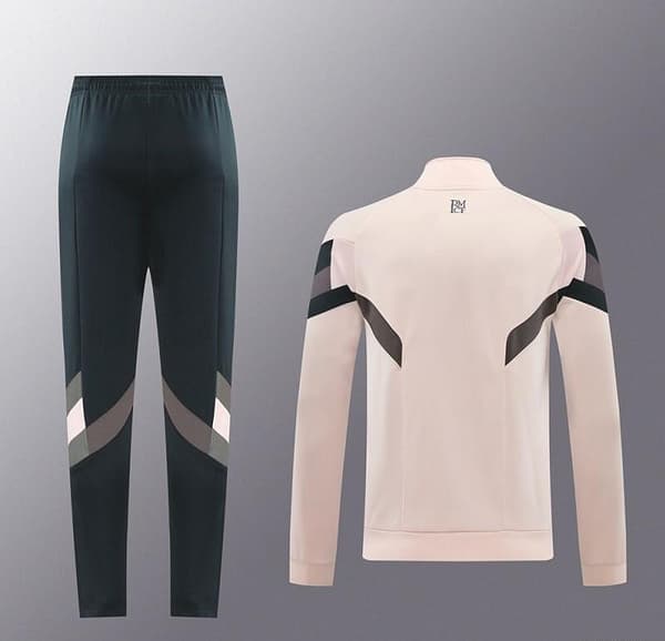 24/25 Real Madrid Light Pink Full Zipper Jacket +Long Pants - Image 14