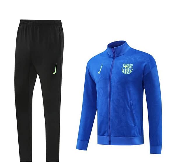 24/25 Barcelona Blue Full Zipper Jacket +Long Pants