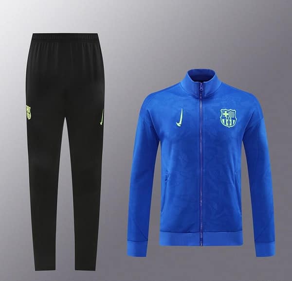 24/25 Barcelona Blue Full Zipper Jacket +Long Pants - Image 14