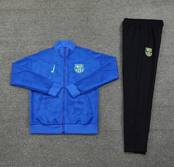 24/25 Barcelona Blue Full Zipper Jacket +Long Pants - Image 16