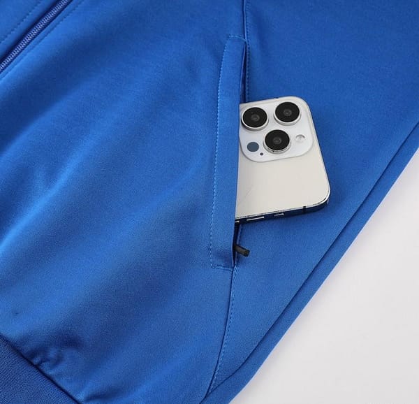 2024 Adidas Blue Full Zipper Jacket +Long Pants - Image 7