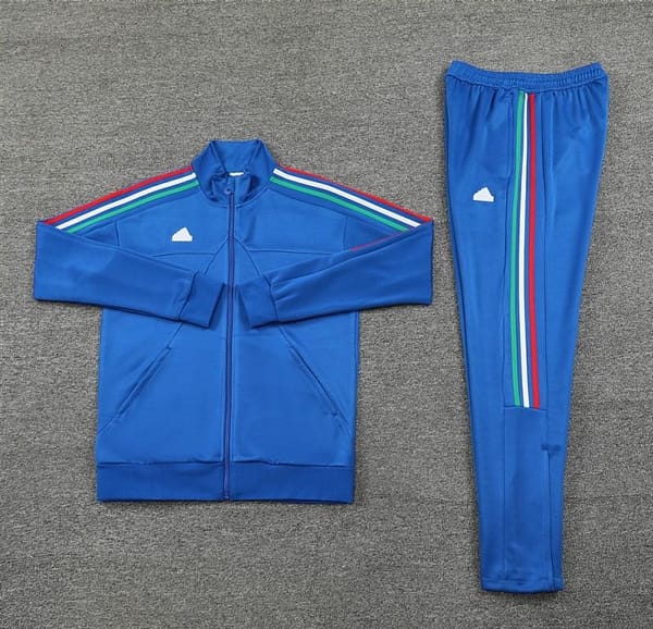 2024 Adidas Blue Full Zipper Jacket +Long Pants - Image 11