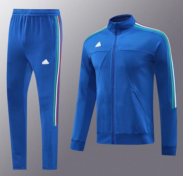 2024 Adidas Blue Full Zipper Jacket +Long Pants - Image 14