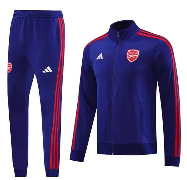24/25 Arsenal Blue Full Zipper Jacket +Long Pants