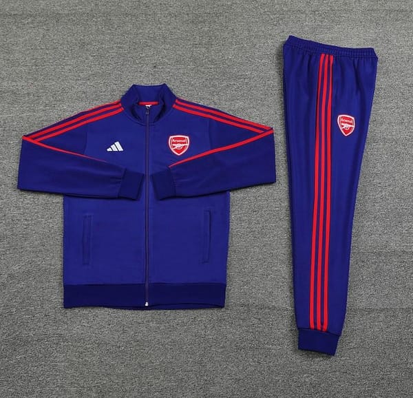 24/25 Arsenal Blue Full Zipper Jacket +Long Pants - Image 12