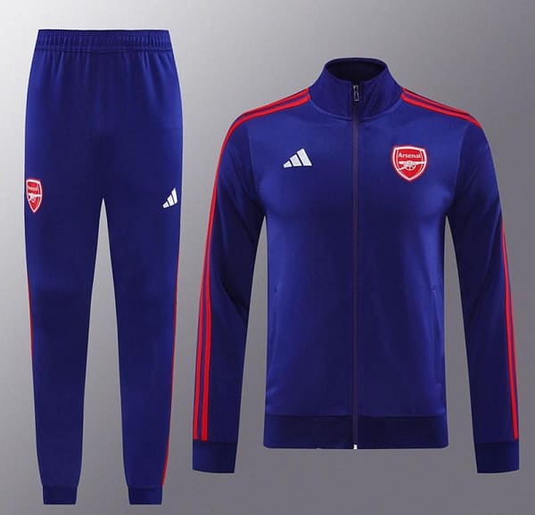 24/25 Arsenal Blue Full Zipper Jacket +Long Pants - Image 13