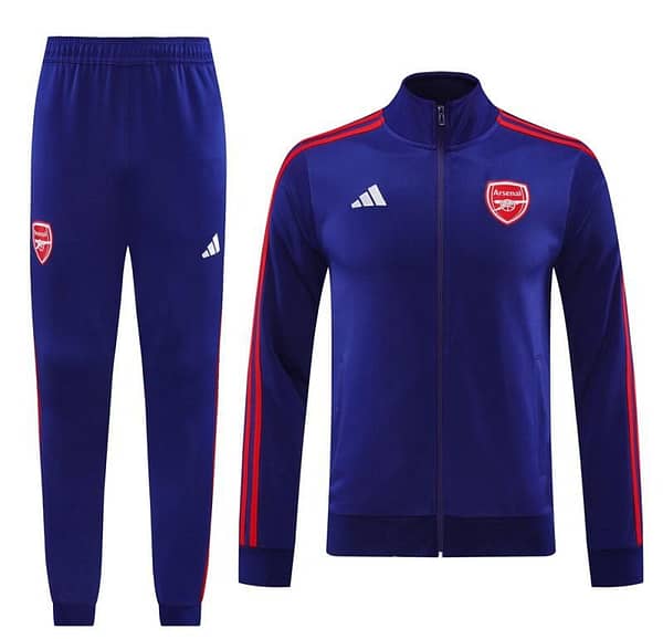 24/25 Arsenal Blue Full Zipper Jacket +Long Pants - Image 14