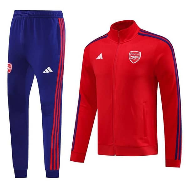 24/25 Arsenal Red Full Zipper Jacket +Long Pants