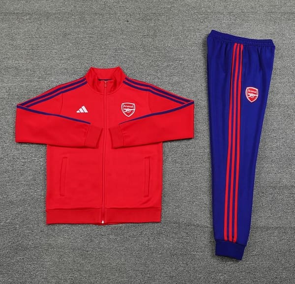 24/25 Arsenal Red Full Zipper Jacket +Long Pants - Image 12