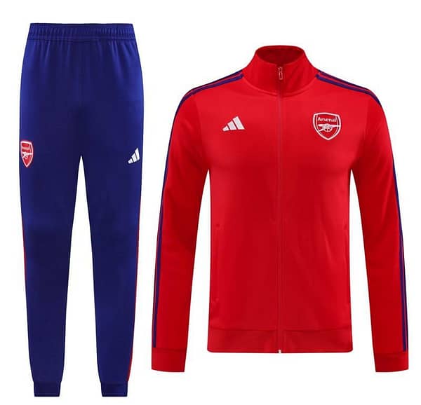 24/25 Arsenal Red Full Zipper Jacket +Long Pants - Image 17