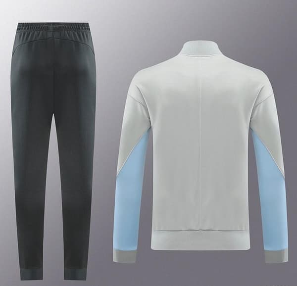 24/25 Tottenham Hotspur Grey Full Zipper Jacket +Long Pants - Image 11