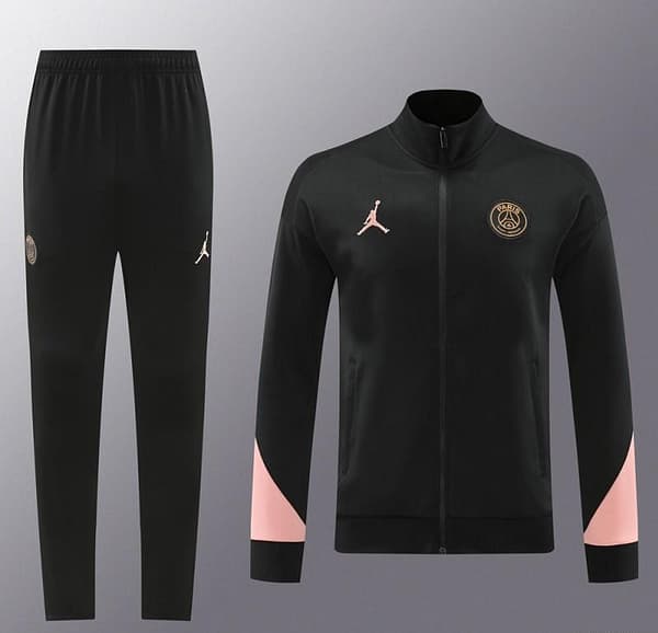 24/25 PSG Black Full Zipper Jacket +Long Pants - Image 14