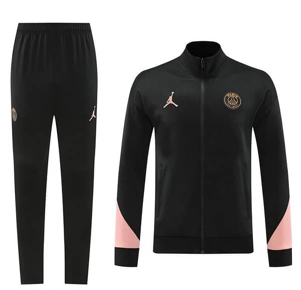 24/25 PSG Black Full Zipper Jacket +Long Pants - Image 15