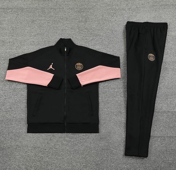 24/25 PSG Black Full Zipper Jacket +Long Pants - Image 16