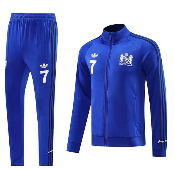 24/25 Manchester United Blue Full Zipper Jacket +Long Pants
