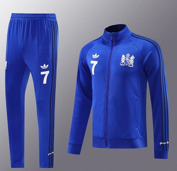 24/25 Manchester United Blue Full Zipper Jacket +Long Pants - Image 15