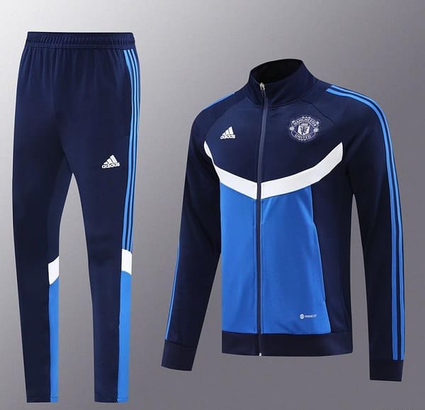 24/25 Manchester United Navy/Blue Full Zipper Jacket +Long Pants - Image 15