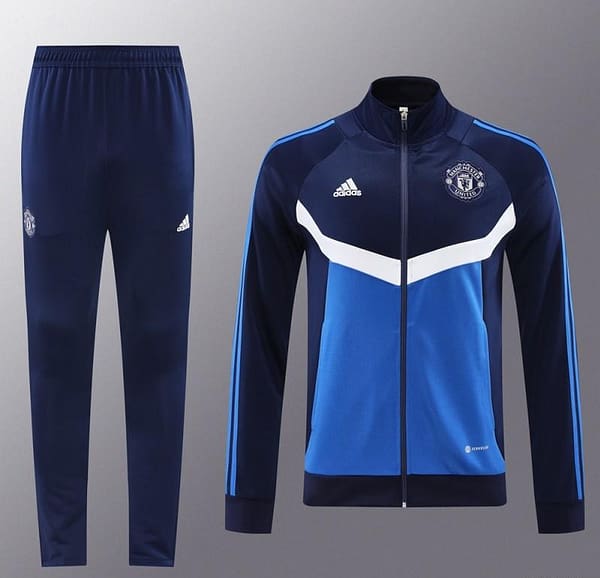 24/25 Manchester United Navy/Blue Full Zipper Jacket +Long Pants - Image 16