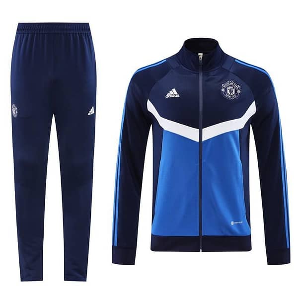 24/25 Manchester United Navy/Blue Full Zipper Jacket +Long Pants - Image 17