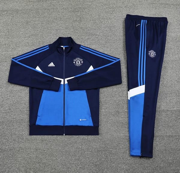 24/25 Manchester United Navy/Blue Full Zipper Jacket +Long Pants - Image 18