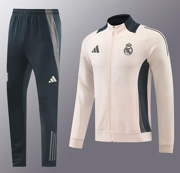 24/25 Real Madrid Pink/Black Full Zipper Jacket +Long Pants - Image 15