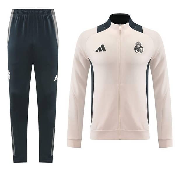 24/25 Real Madrid Pink/Black Full Zipper Jacket +Long Pants - Image 17