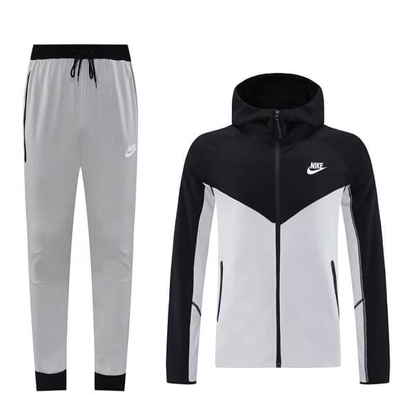 2024 NIKE Sports White/Black Full Zipper Jacket +Long Pants - Image 16