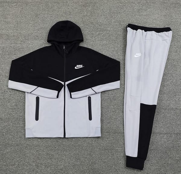 2024 NIKE Sports White/Black Full Zipper Jacket +Long Pants - Image 17