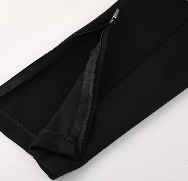2024 Adidas Black Full Zipper Jacket +Long Pants - Image 2