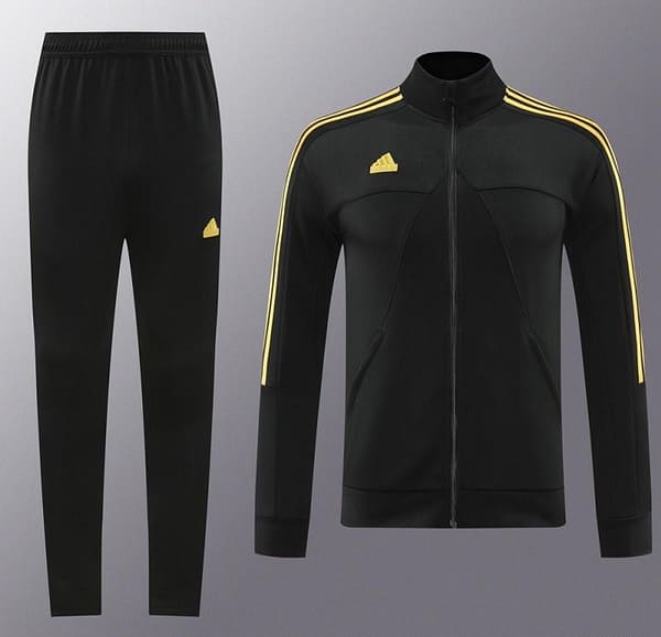 2024 Adidas Black Full Zipper Jacket +Long Pants - Image 16