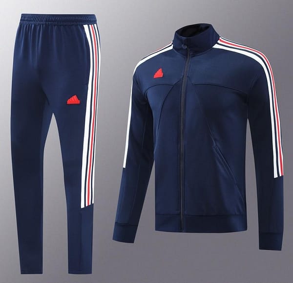 2024 Adidas Blue Full Zipper Jacket +Long Pants - Image 14