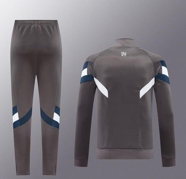 24/25 Real Madrid Grey Full Zipper Jacket +Long Pants - Image 14