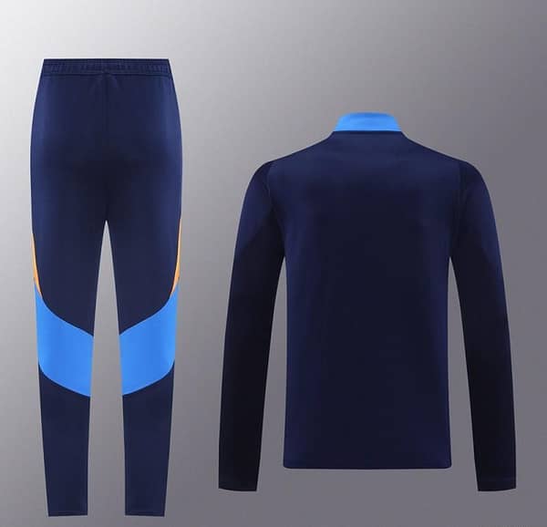 24/25 Juventus Blue Full Zipper Jacket +Long Pants - Image 12