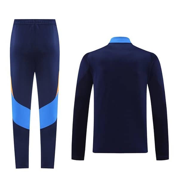 24/25 Juventus Blue Full Zipper Jacket +Long Pants - Image 13