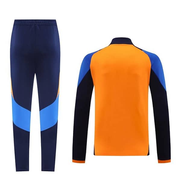 24/25 Juventus Orange Full Zipper Jacket +Long Pants - Image 15