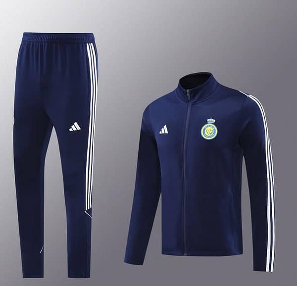 24/25 Al Nassr Navy Full Zipper Jacket +Long Pants - Image 13