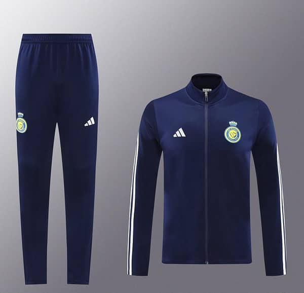 24/25 Al Nassr Navy Full Zipper Jacket +Long Pants - Image 14