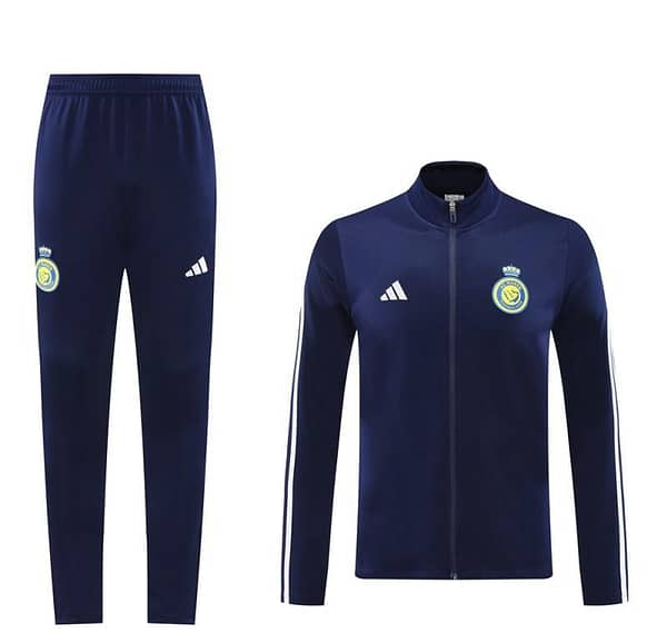 24/25 Al Nassr Navy Full Zipper Jacket +Long Pants - Image 15