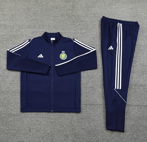 24/25 Al Nassr Navy Full Zipper Jacket +Long Pants - Image 16