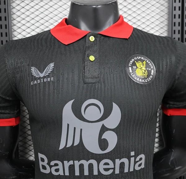 Player Version 24/25 Bayer Leverkusen 120th Anniversary Black Special Jersey - Image 2