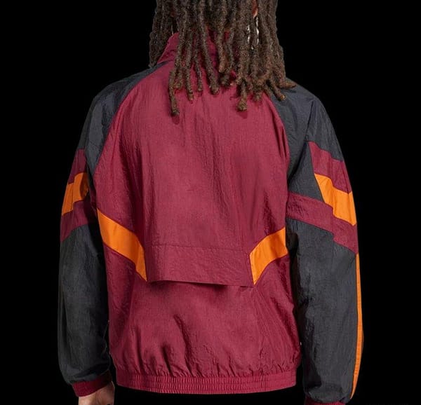 24/25 Roma x Adidas Original Full Zipper Track Top Windbreaker - Image 2