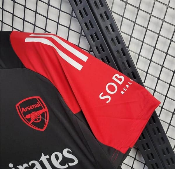 24/25 Arsenal TIRO Black Training Jersey - Image 7