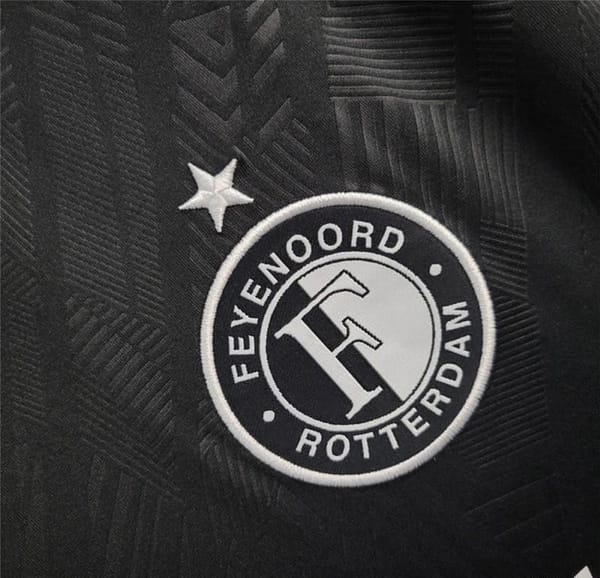 24/25 Feyenoord Rotterdam Away Black Jersey - Image 2