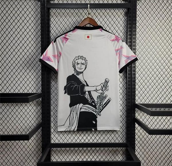 2022 Japan Away White Otaku Zoro Roronoa Jersey - Image 8