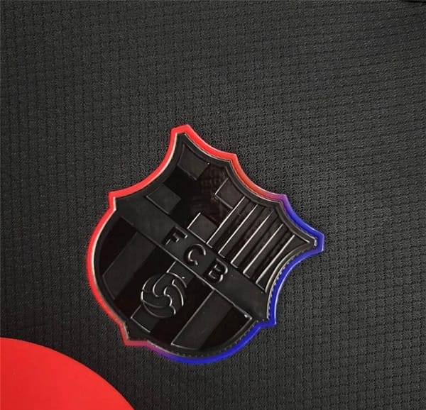 2024/25 Barcelona Away Black 125 Anniversary Long Jersey - Image 6