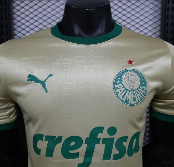 Player Version 24/25 Palmeiras Third Golden Jersey - Image 10
