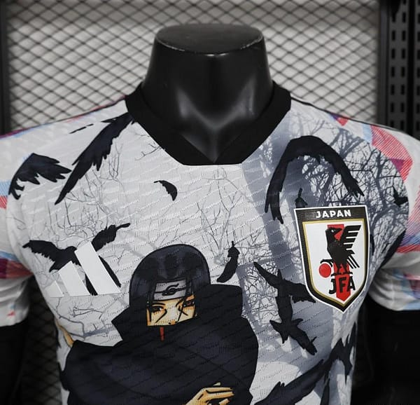 Player Version 2022 Japan Away White Jersey With Itachi Uchiha Printing Jersey - Image 9
