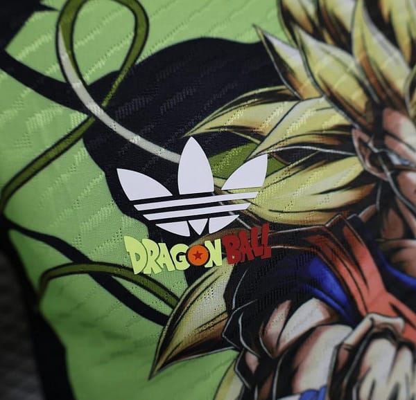 Player Version 2024 Japan Green Dragon Ball Son Goku Jersey - Image 7
