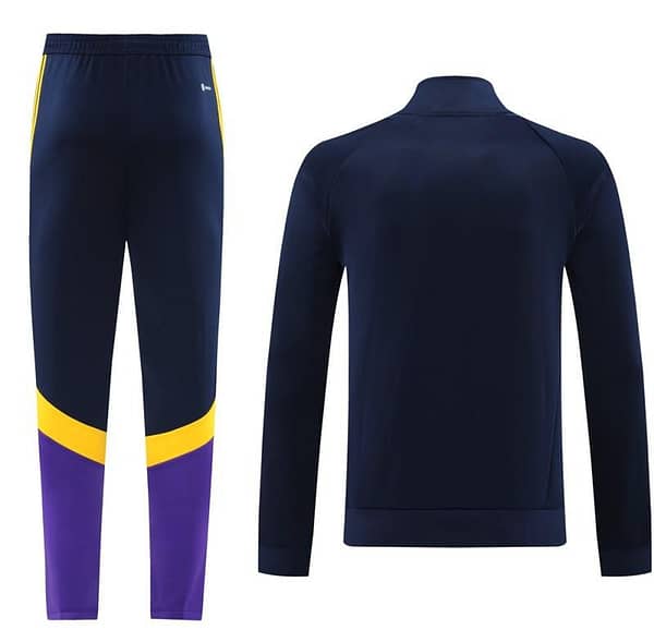 24/25 Real Madrid Black/Purple Full Zipper Jacket +Long Pants - Image 16
